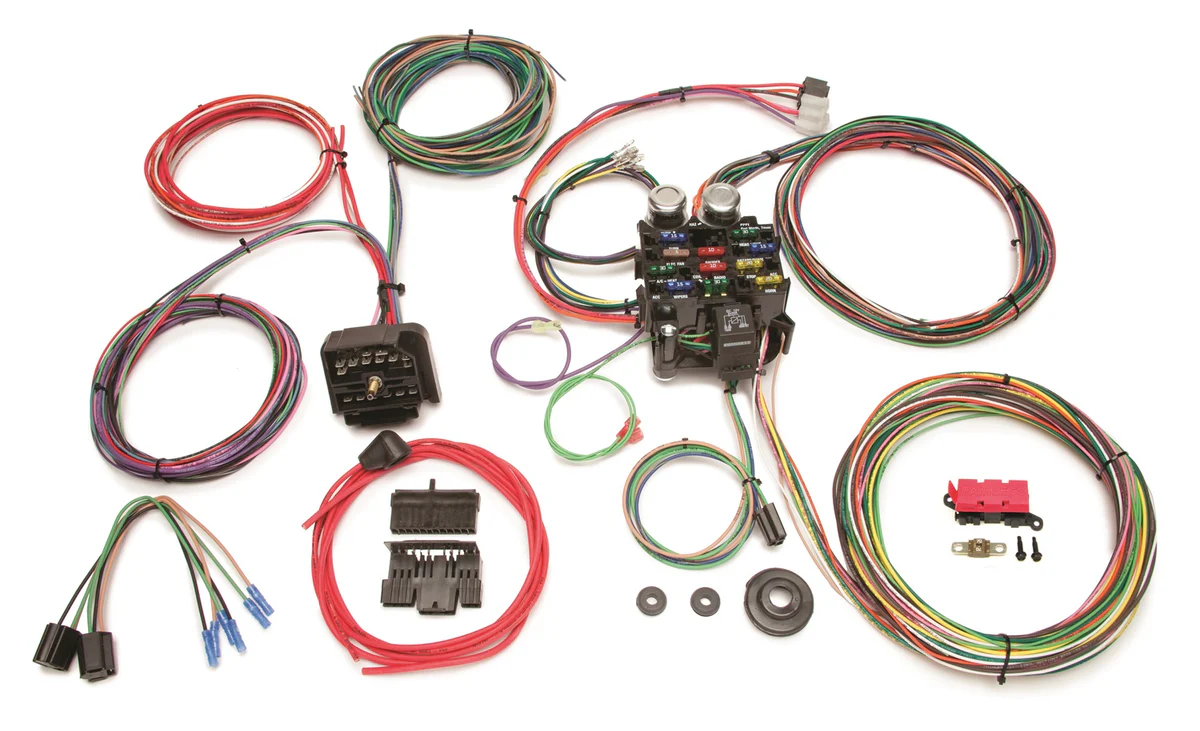 Wiring Harness CJ6 7Jeep w/Keyed Column&Bulkhead - Painless Wiring 10106