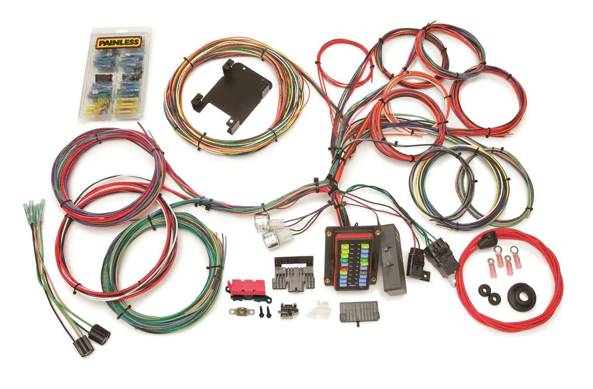 26 Circuit Customizable Weatherproof Chassis Harness - Painless Wiring 10140