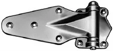 (D9-5) Kason 1071A-44 Door hinge surface mount 1-1/8 offset