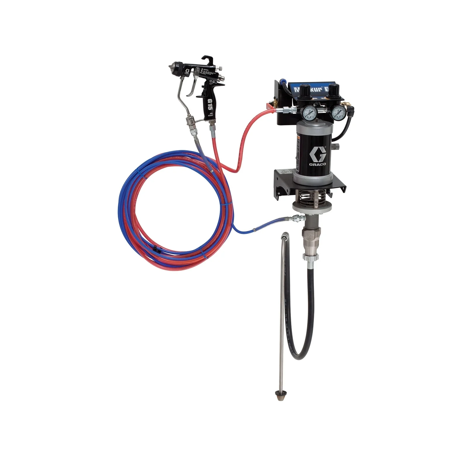 Merkur ES 15:1 AA Package, 0.4 gpm, Wall Mount, G15 Spray Gun