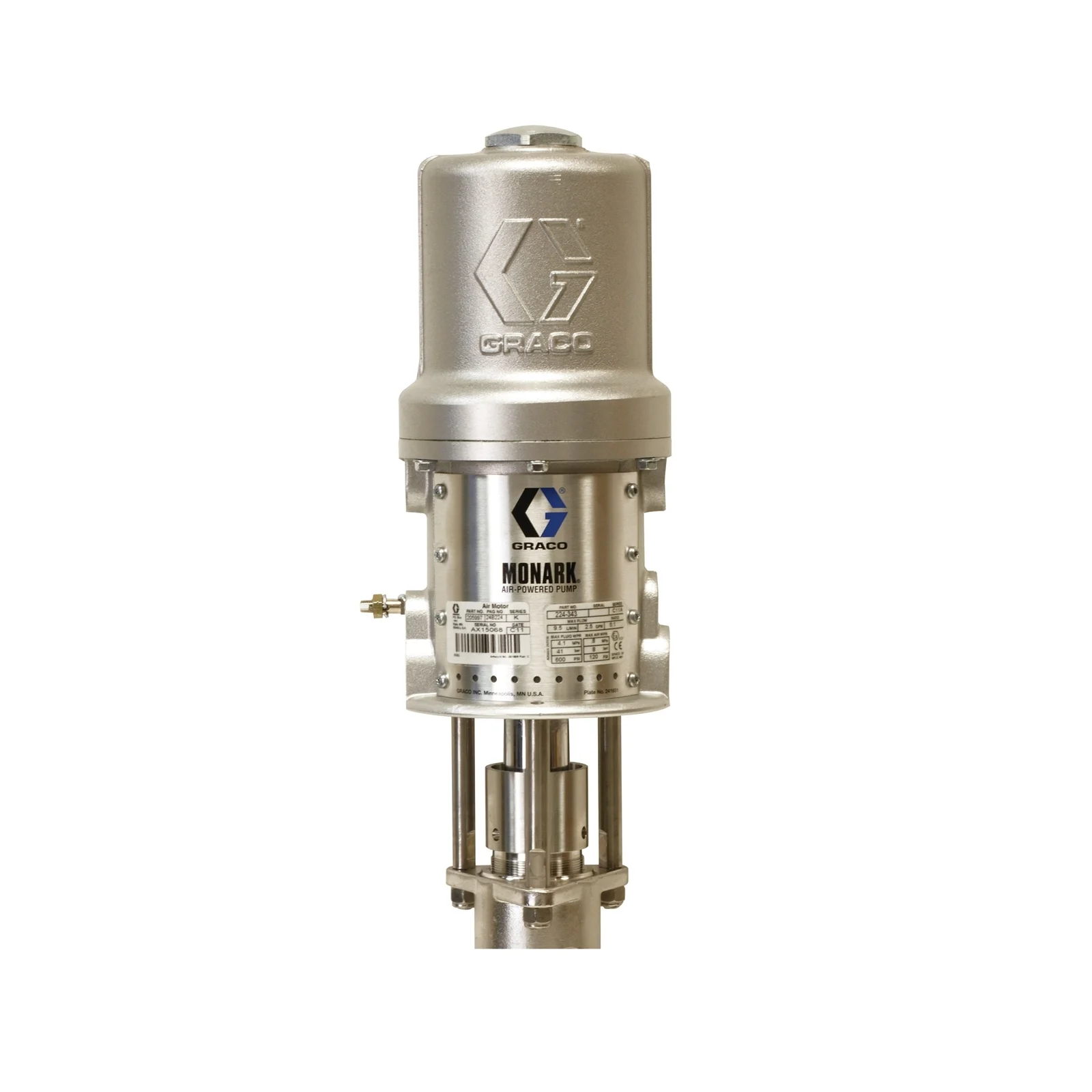 224345-pump-Monark.webp Monark 5:1 Pneumatic 2-Ball Piston Pump