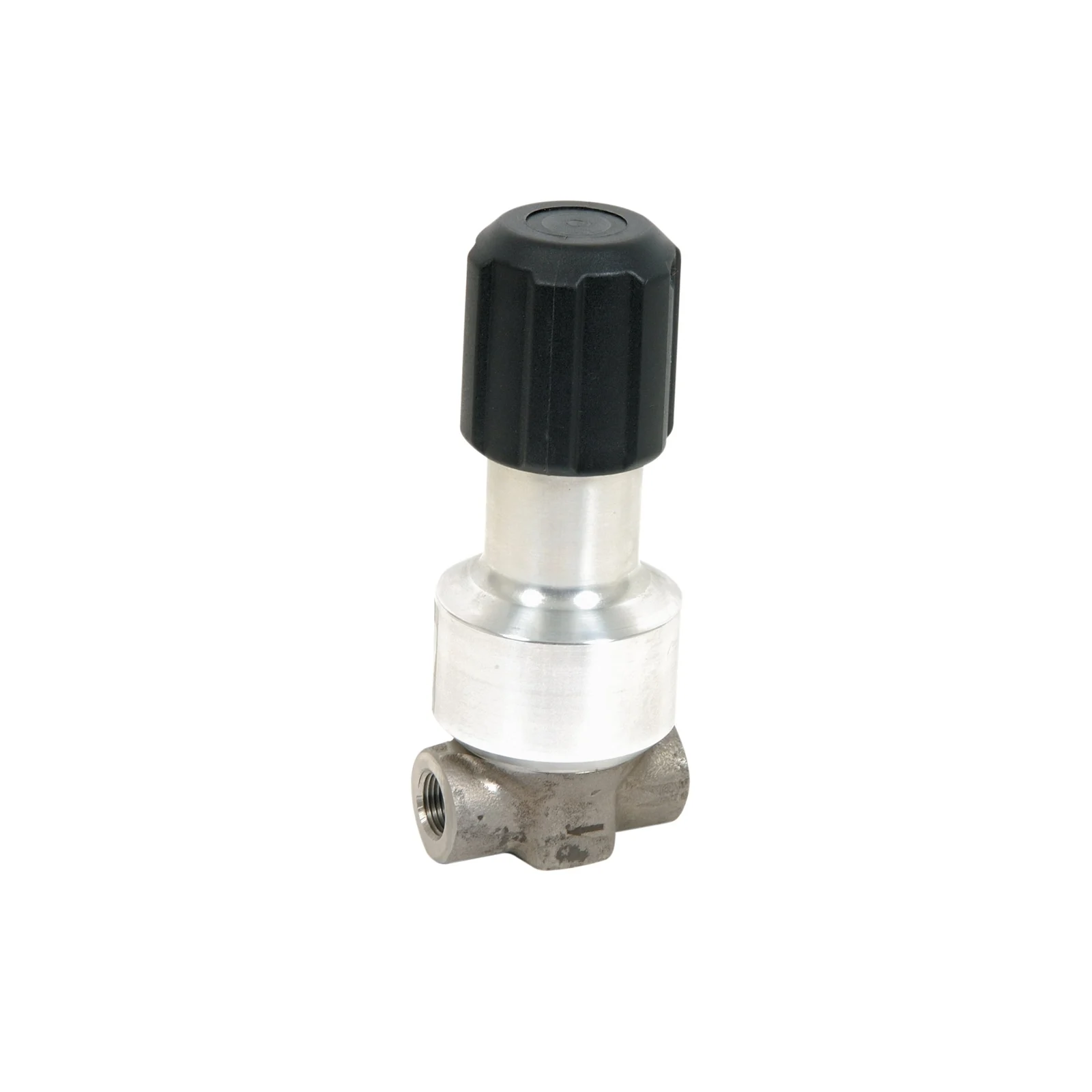 High Pressure Fluid Back Pressure Regulator, 3400 Max psi, 1300-3000 psi Pressure Range, 13.1 GPM, SST, Spring Type, 3/8(f) x 3/8(f)