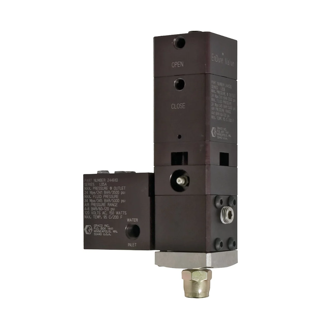 Endure Valve, HTD, 240V
