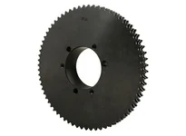 E50SF60 Triple Roller Chain Sprocket QD Bushed