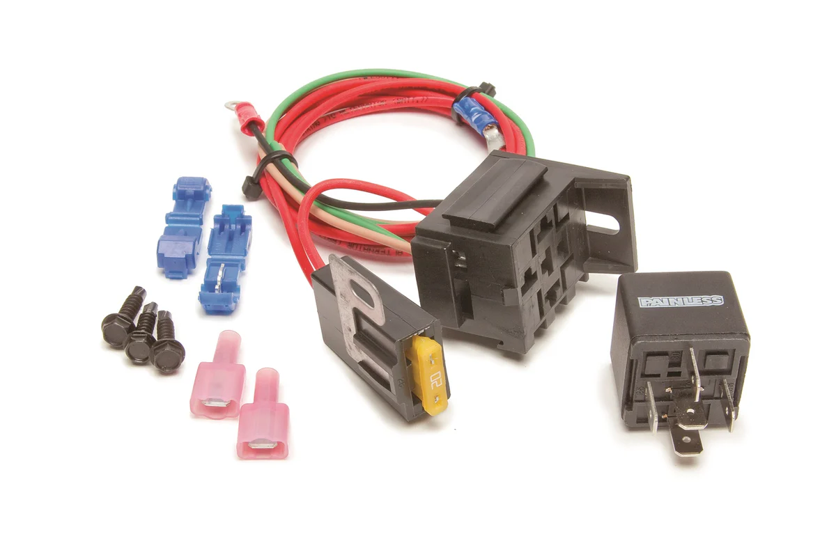 High Beam Headlight Rel- ay Kit 88-Up GM&Suburban - Painless Wiring 30802