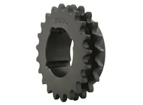 D12CTB57 (2517) Metric Double Roller Chain Sprocket Taper Bushed