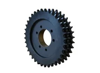 E80E45 Triple Roller Chain Sprocket QD Bushed