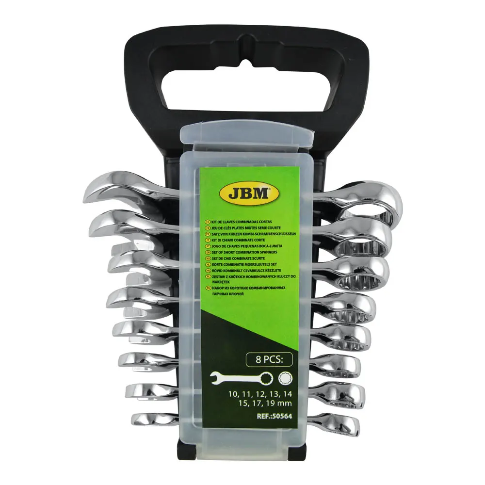 JBM -Short Combination Spanner Set – 8 Pieces