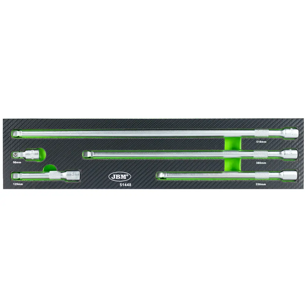 JBM -5-Piece 1/2" Extension Bar Set with Ball End