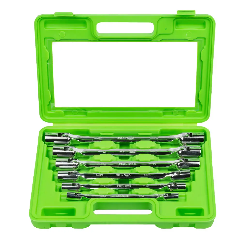 JBM -Hinged Socket Wrench Set – 6 Pieces – 12-Point – In Case