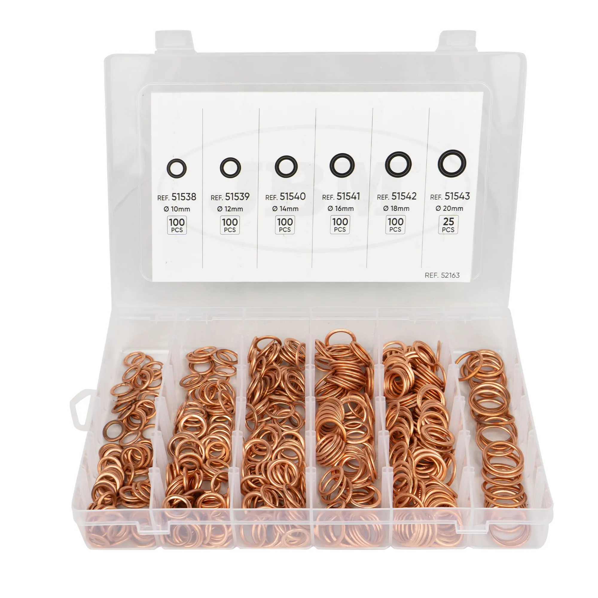 JBM -Oil Drain Plug Copper Washer Assortment