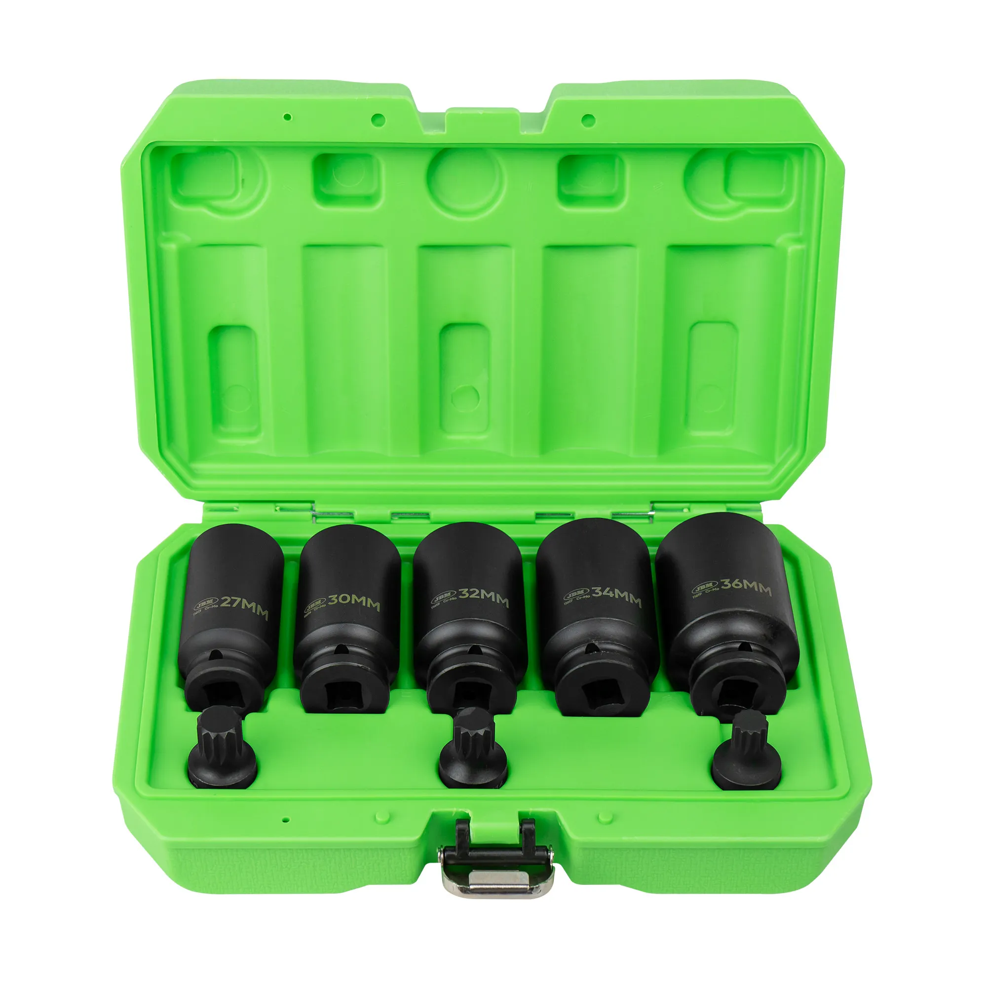 JBM -Impact Socket & Bit Set – XZN – 1/2" – 8 Pieces