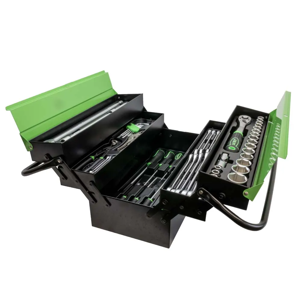 JBM -64-Piece Iron Tool Box – Zinc Finish