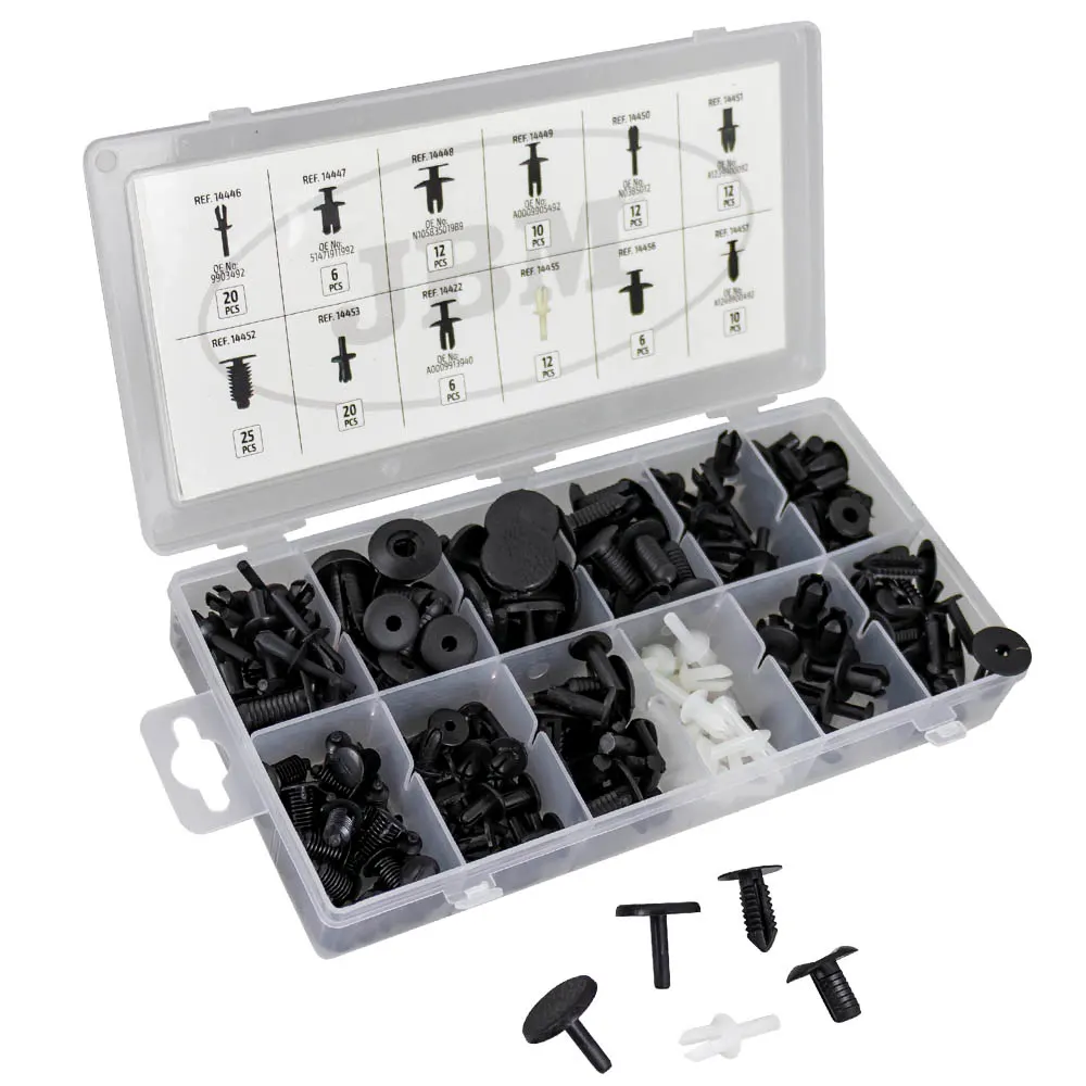 53718.webp JBM -Clip Assortment – Mercedes-Benz – 151 Pieces – Upholstery