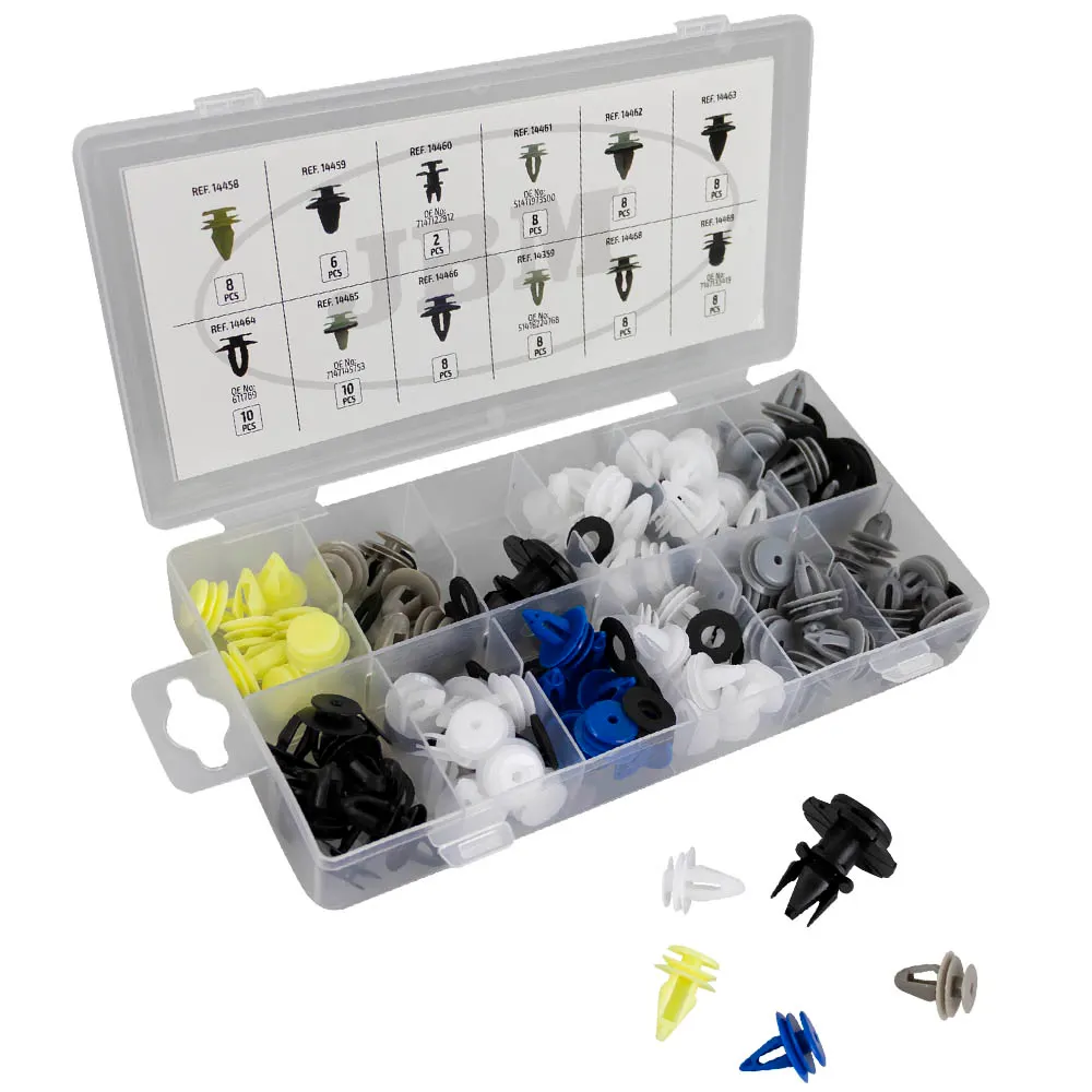 JBM -Clip Assortment – BMW/MINI – 92 Pieces – Door Panel/Molding