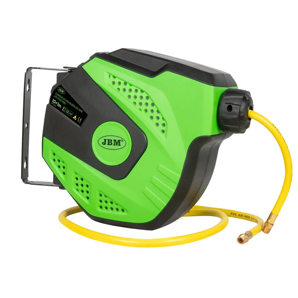 JBM -11m Retractable Air Hose Reel – Green