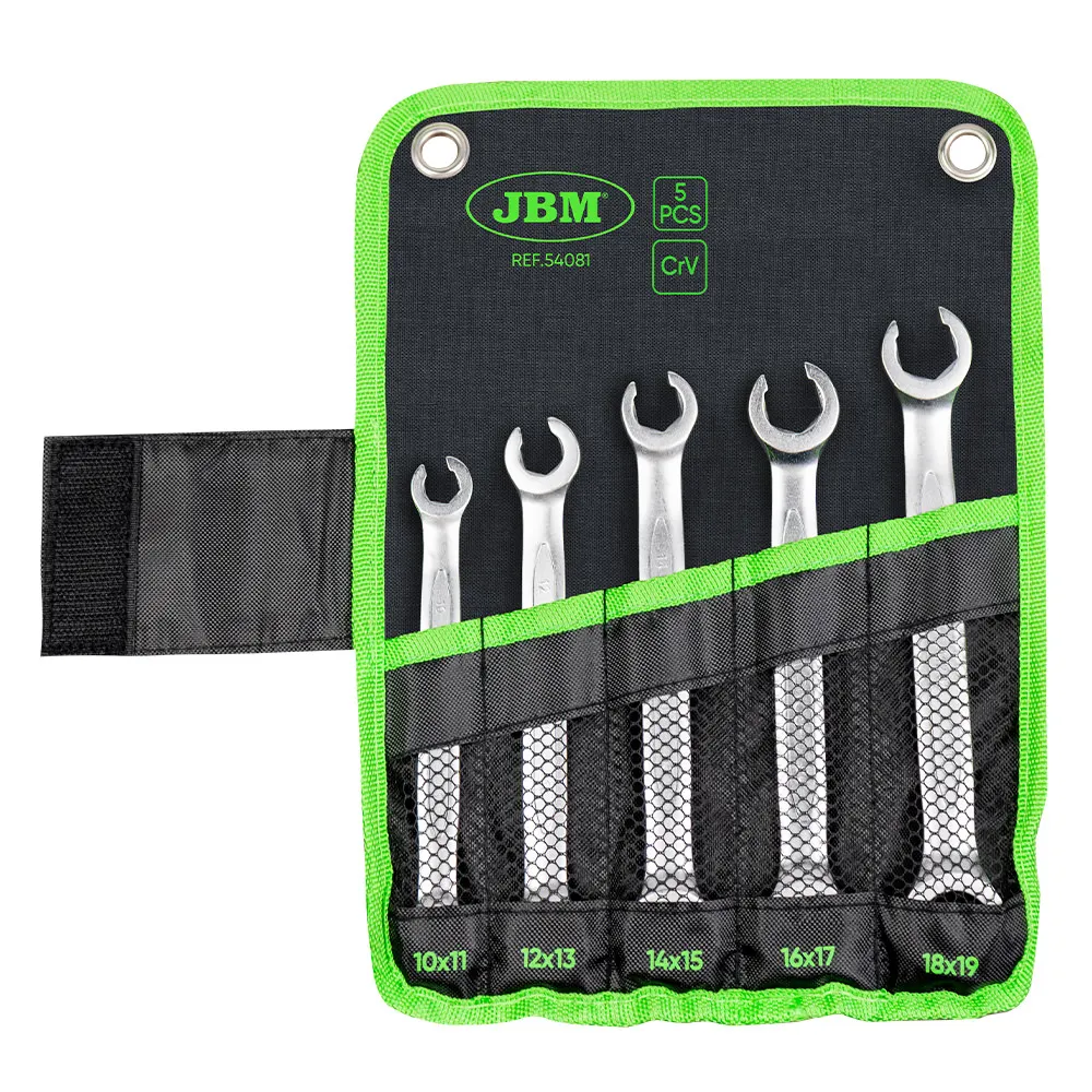 JBM -Open Ring End Spanner Set – 5 Pieces