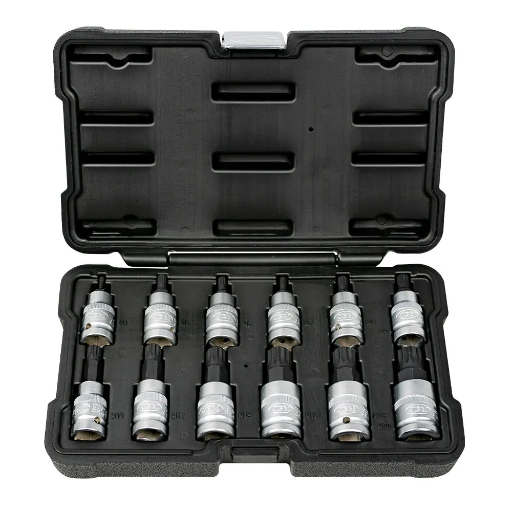 JBM -12-Piece 1/2" 12-Point Bit Socket Set