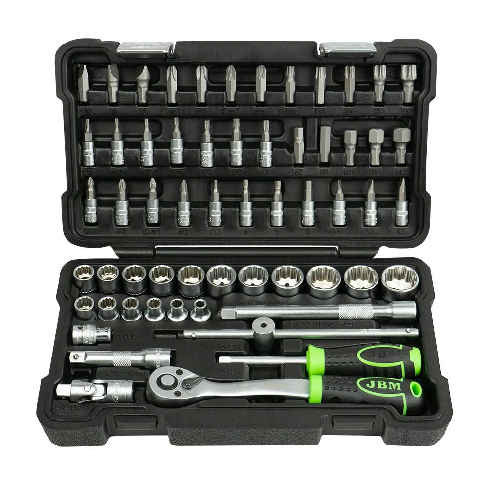 JBM -59-Piece 3/8" Tool Kit with 12-Point Sockets