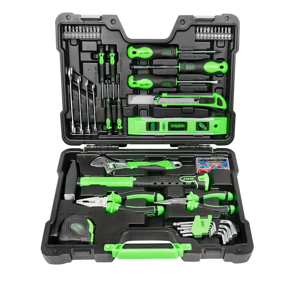 JBM -77-Piece Tool Case – Zinc Finish