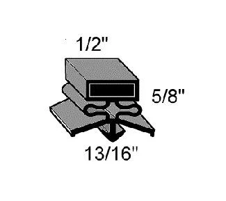 (K9-7) Perlick 62085-1 Magnetic gasket 21-1/8" x 29-5/8"