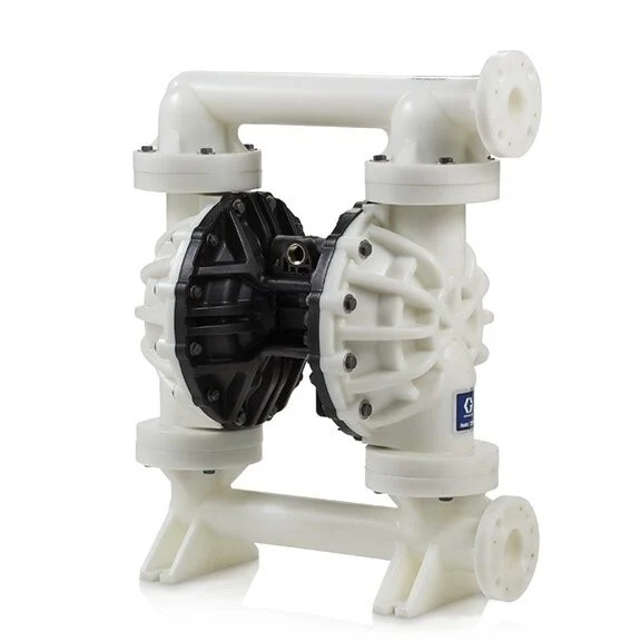Husky 2200 PP Pump, End Flange, PP Center Section, PP Seats, PTFE Balls & PO Diaphragm
