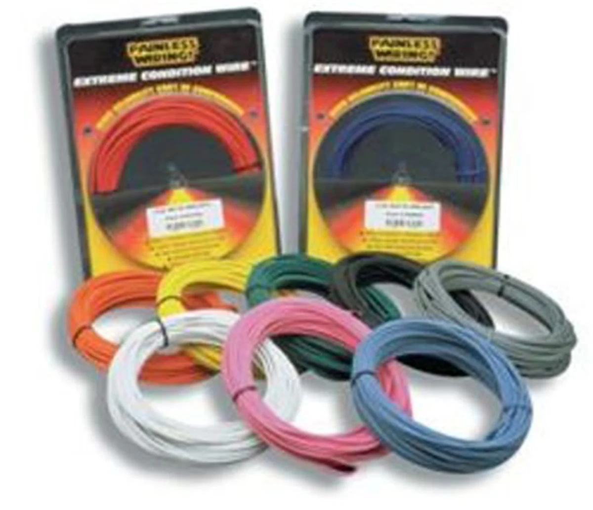 18 Gauge TXL Wire; 50 ft.; Green/Black; - Painless Wiring 70855