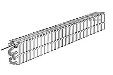 (I3-8) True 914920 Evaporator coil assembly 30" X 2-1/8" X 5"