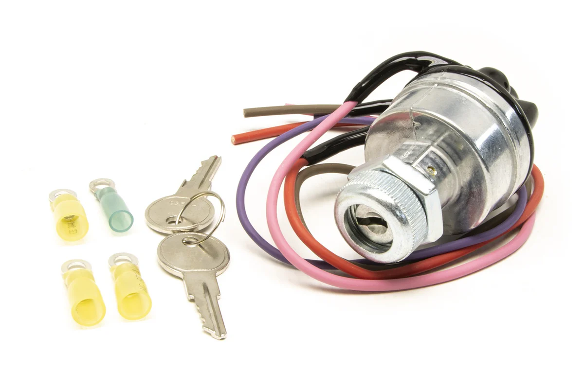 Weatherproof Universal Keyed Ignition Switch; Fits 3/4 in. Hole; - Painless Wiring 80529