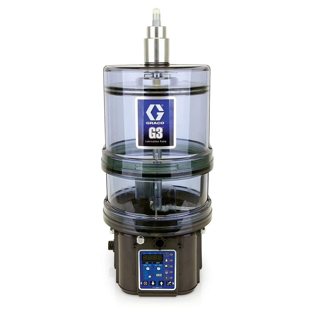 G3 Pro Grease Lubrication Pump, 24 VDC, 4 Liter, Auto-Fill Shut Off, Low Level with Controller, 5 Pin CPC