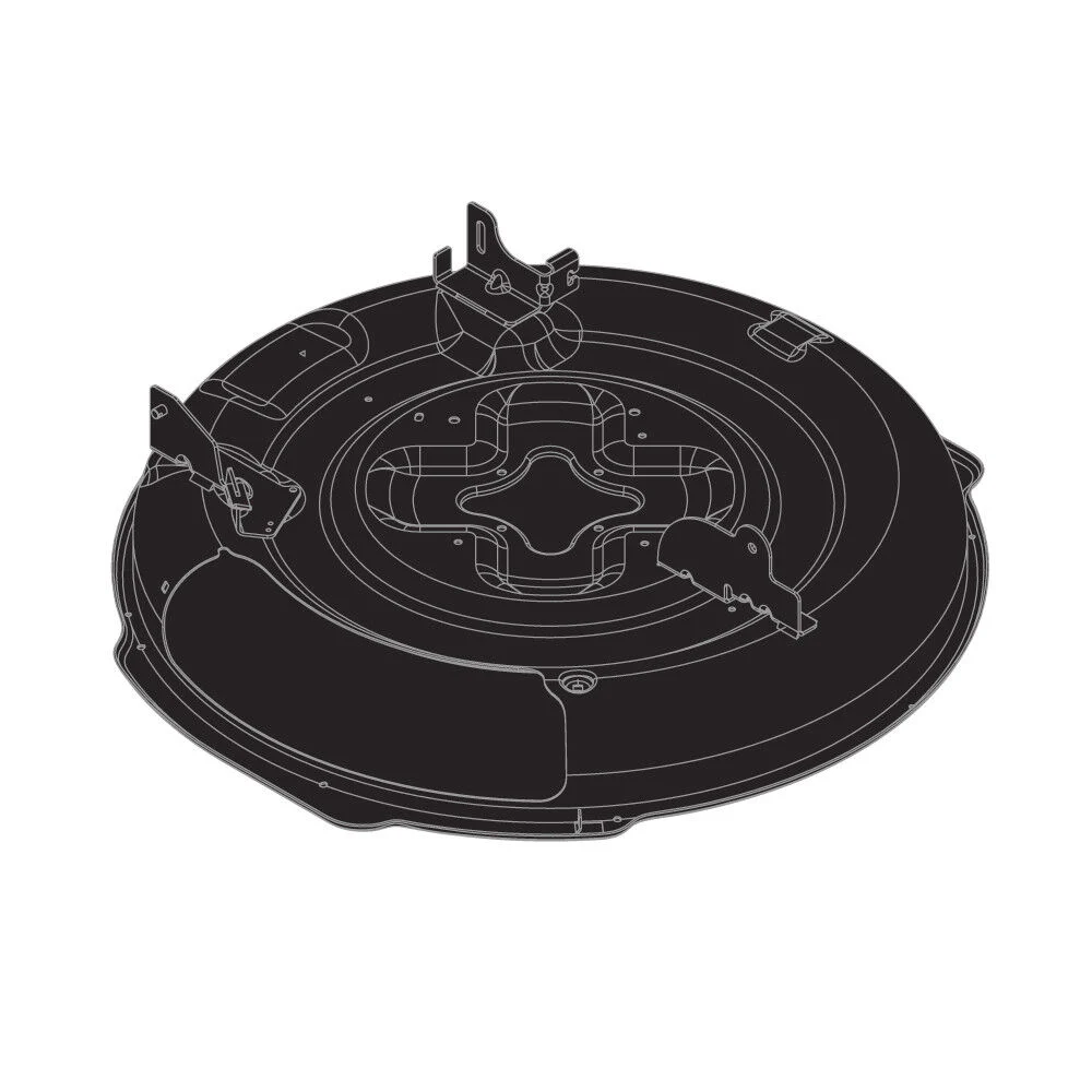 30" Deck Shell (Powder Black)