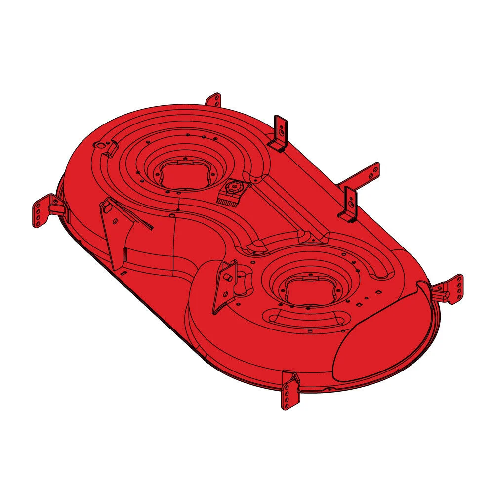 42" Deck Shell (Liberty Red)