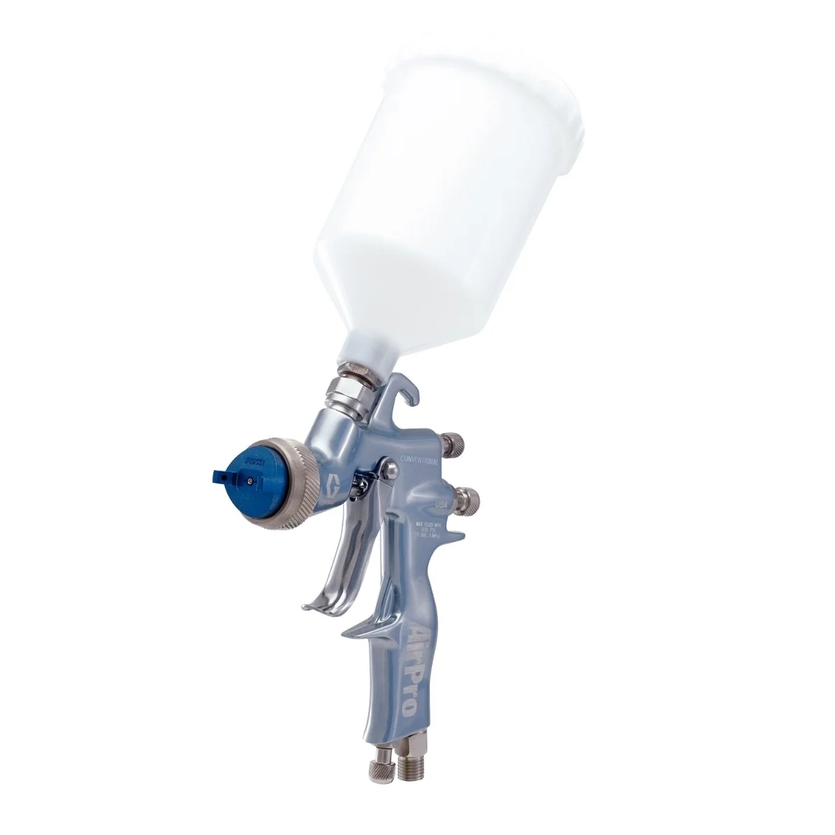 AirPro Air Spray Gravity Feed Gun, Conventional, 1.4 mm Nozzle