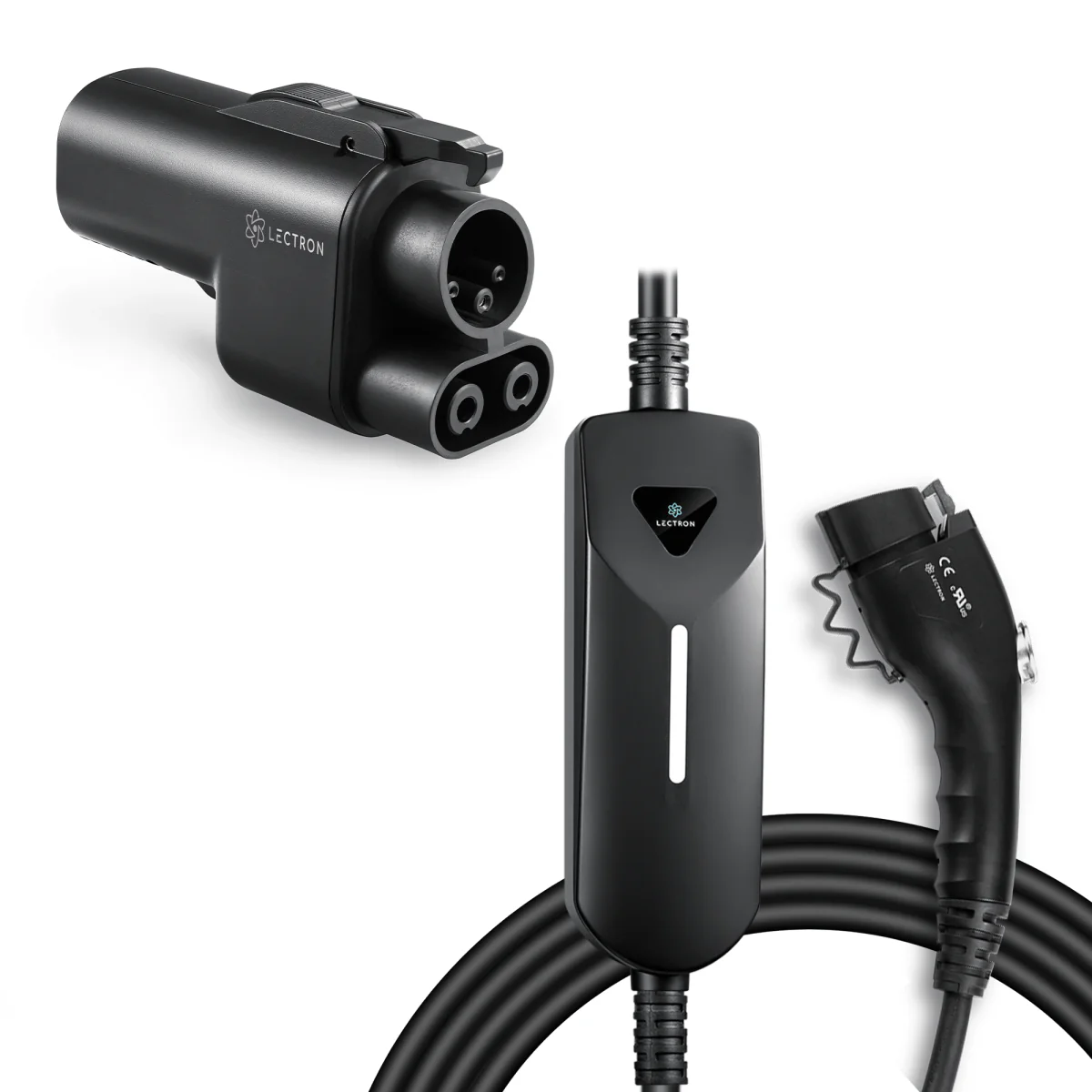Bundle_-LECHGJ1772-12A-40ABLKUS-_-LEADPTeslaCCSBLKUS_1200x1200.webp Lectron Portable Level 1 & 2 J1772 EV + NACS to CCS Adapter Bundle | 110V & 240V | 12 & 40 Amp | NEMA 5-15 & 14-50