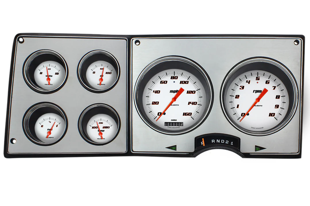 73-87 Chevy Truck Velocity White - Classic Instruments CT73VSW
