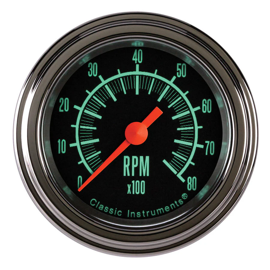 G/Stock Tachometer 2-1/8 Full Sweep - Classic Instruments GS183SLF