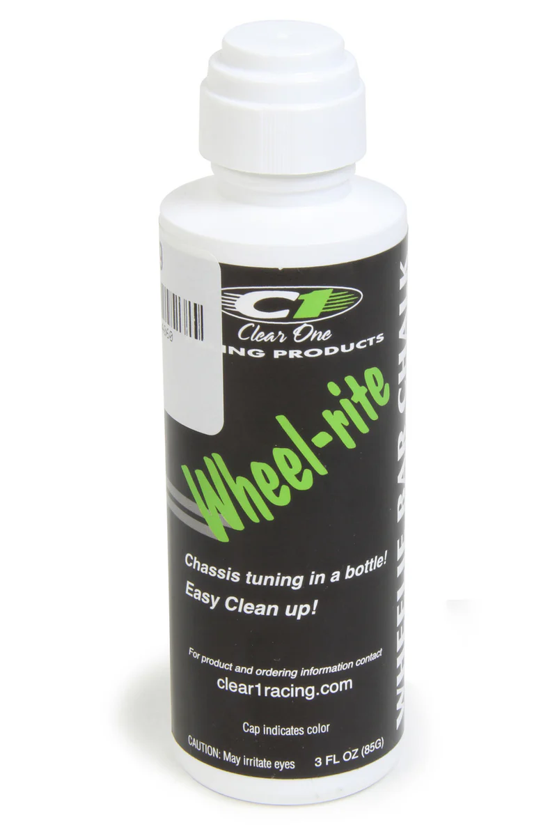 Wheelie Bar Chalk White 3oz - Clear One WRC1