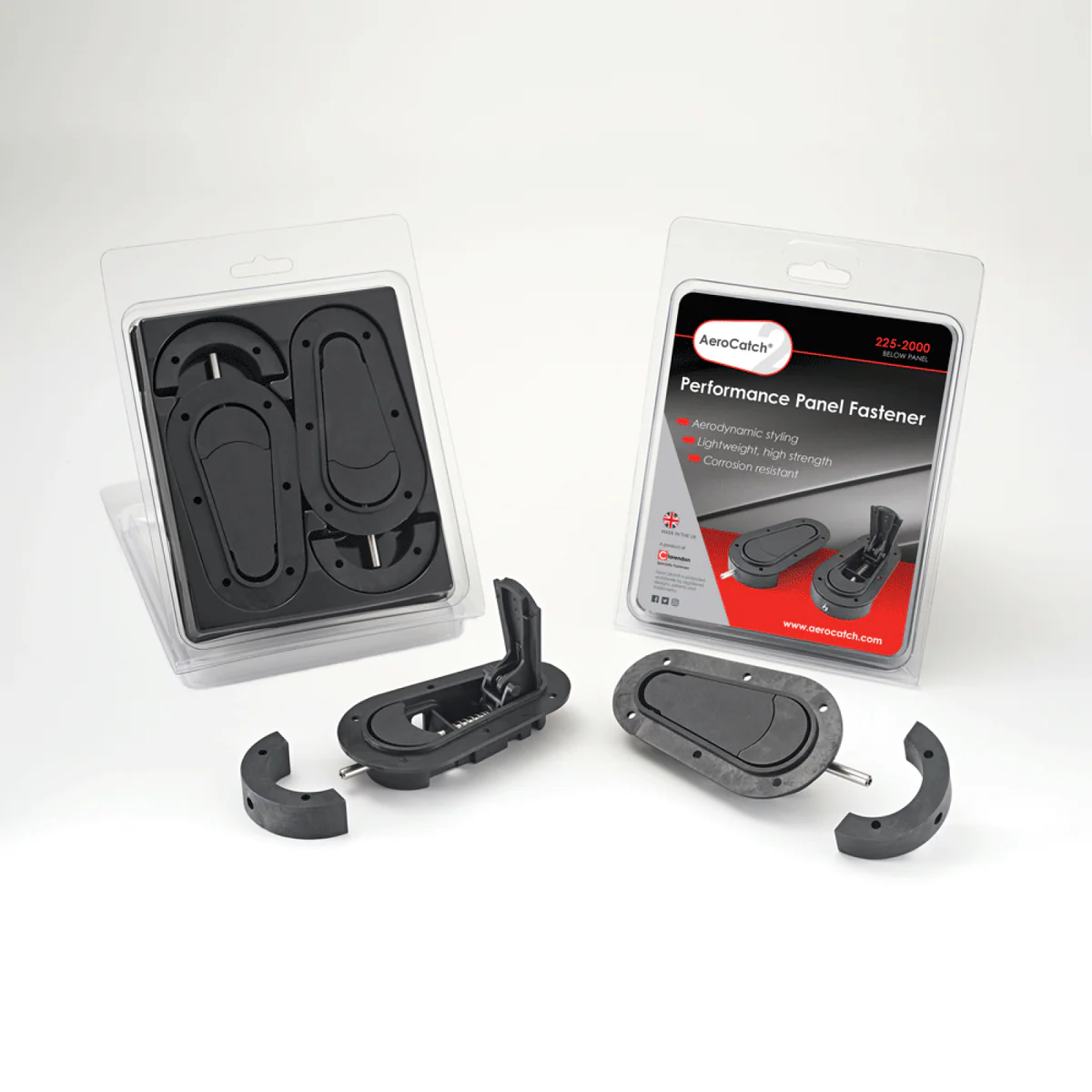 AeroCatch 225-2000 Non-Locking Hood Pins - AeroCatch 225-2000