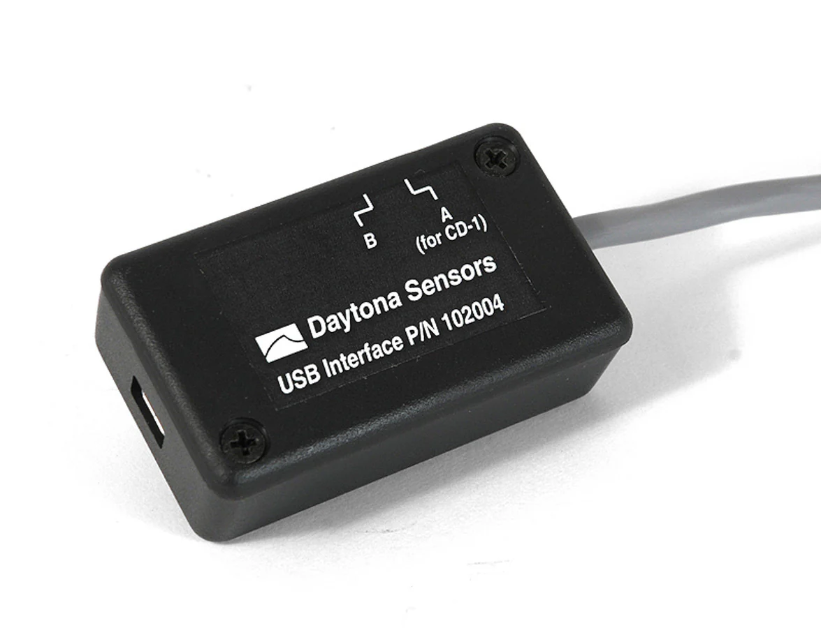 USB Interface w/6ft Cable & CDROM Software - Daytona Sensor 102004