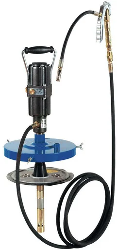 Complete portable kit for 44/66 lb grease drums