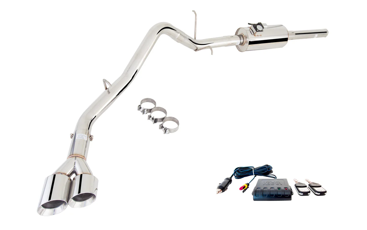 GMC Sierra 2011-2019 V8, 3 Stainless Steel Cat-Back System with Varex - XFORCE ES-GM2007-VMK-CBS
