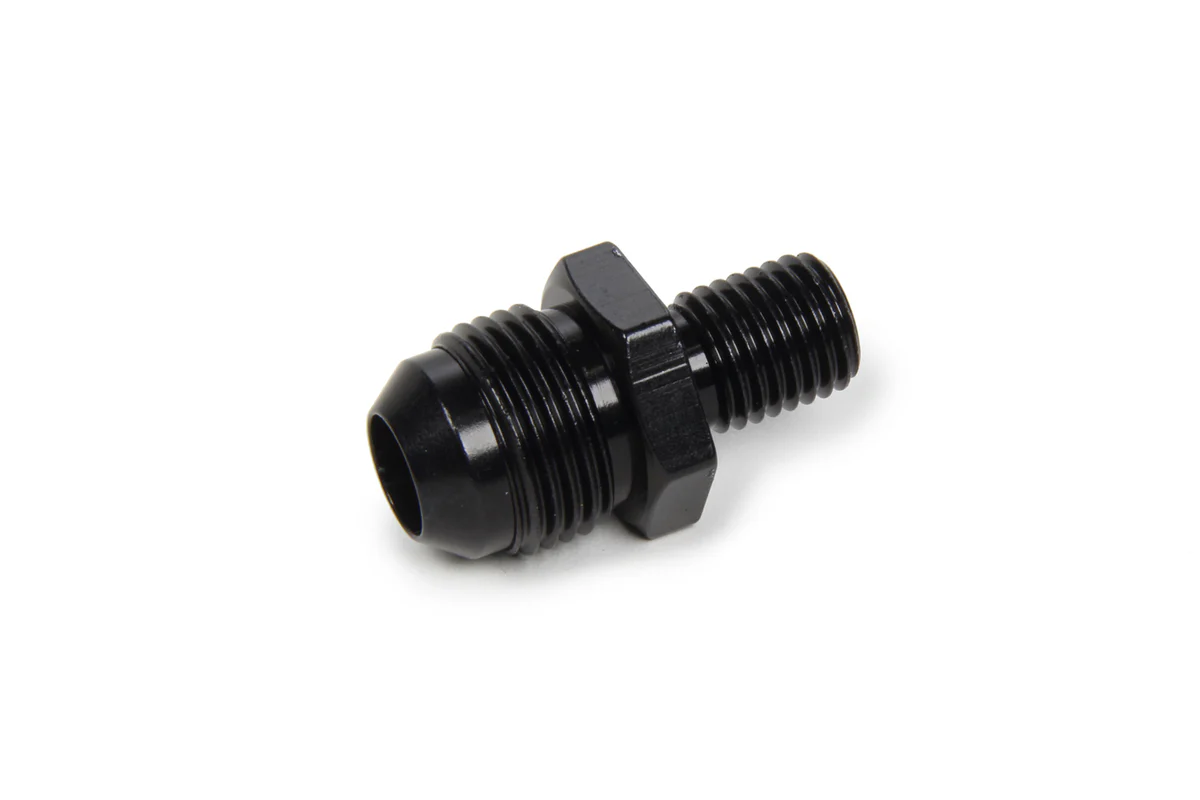 8an to 12mm x 1.5 Adapt. Fitting Black - Fragola Performance Systems 460812-BL