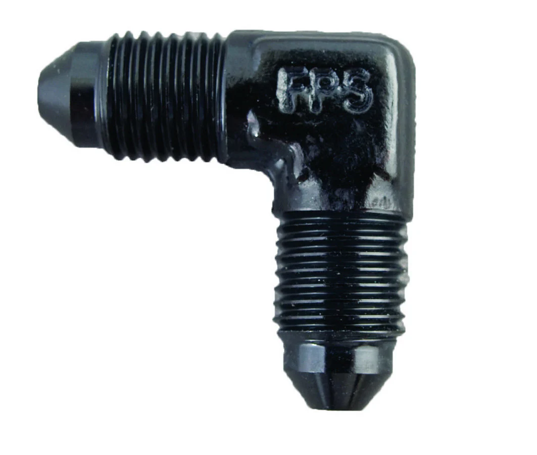 #12 90 Deg Union Fitting Black - Fragola Performance Systems 482112-BL
