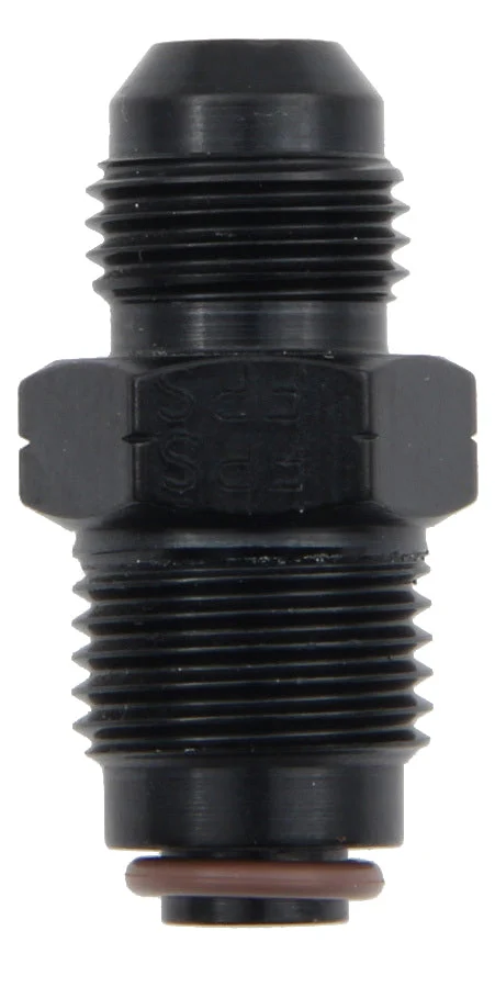 Male Adapter Fitting #6 x 16mm x 1.5 FI Black - Fragola Performance Systems 491963-BL