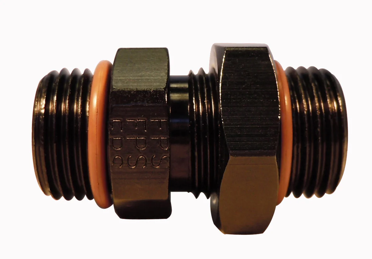 #10 ORB x #10 ORB Adapter FittingBlack - Fragola Performance Systems 494110-BL