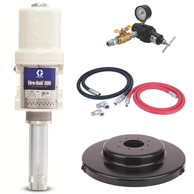 Fireball 300 Series 5:1 Oil Pump, 16 Gallon, Cover Mounted Package