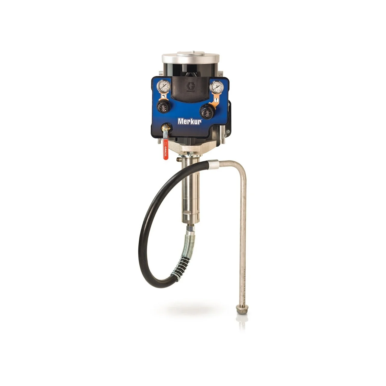 15:1 Merkur Pump, 2.4 gpm (9 lpm) fluid flow, Wall Mount