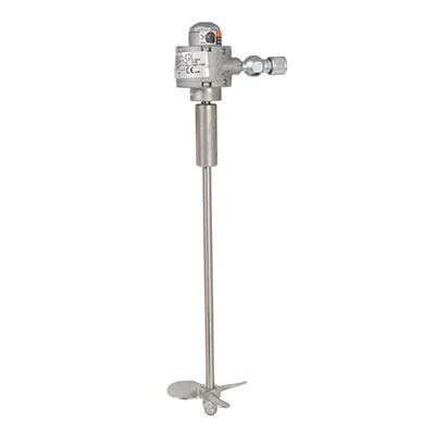 Air-Driven Agitator for 5 gallon (18 L) pails, compatible with agitator speed controller