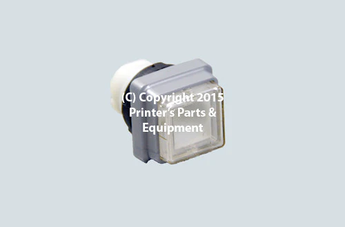 White Push Button for Heidelberg HE-11434