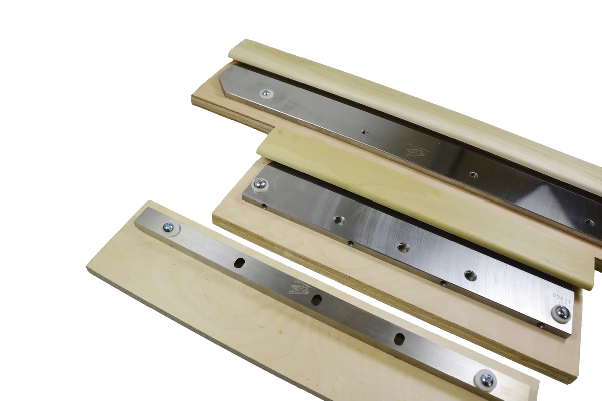 Cutting Blade Muller Martini 360 DS361, DS PRIMA 390, 370 BRAVO, BRAVO S 380, 400, DS459 V Shaped Bevel STANDARD INLAY KN42598 I 360.4405.2C
